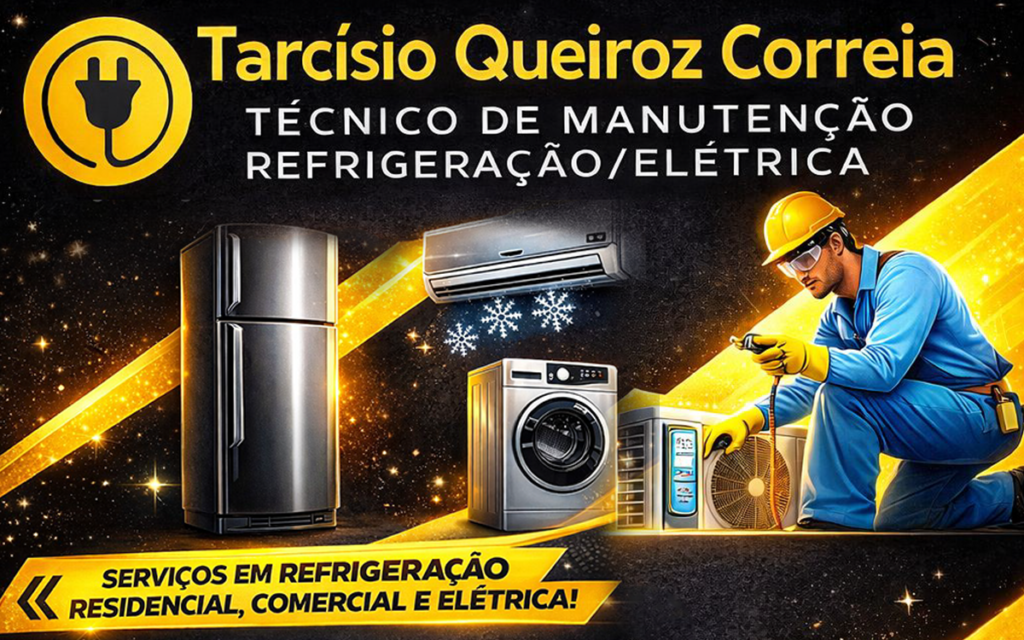 Tarcísio Queiroz – Técnico de Manutenção – Refrigeração / Elétrica